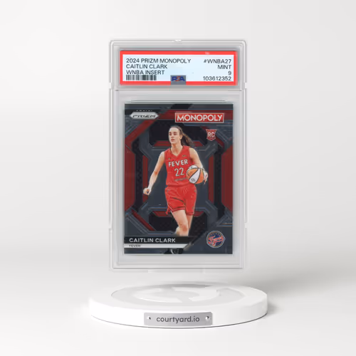 2024 Panini Prizm Monopoly WNBA Insert #WNBA27 Caitlin Clark (PSA 9 MINT)