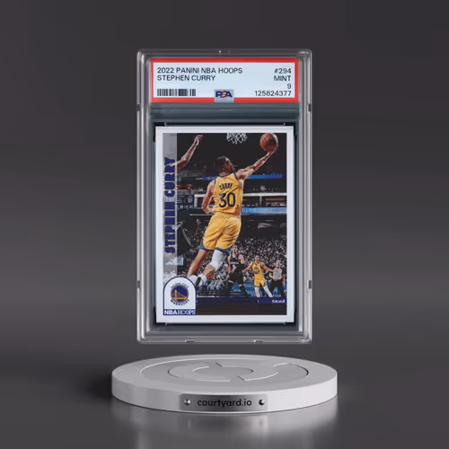 2022 Panini NBA Hoops #294 Stephen Curry (PSA 9 MINT)