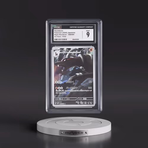 2024 Night Wanderer #066/064 Houndoom - Art Rare (CGC 9 MINT)