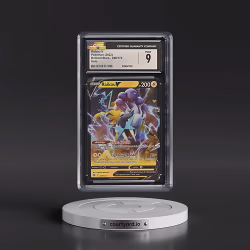 2022 Brilliant Stars #048/172 Raikou V - Holo (CGC 9 MINT)