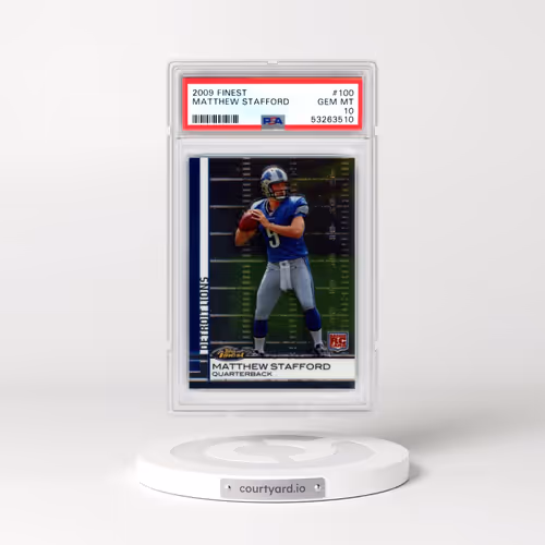 2009 Finest #100 Matthew Stafford (PSA 10 GEM MINT)