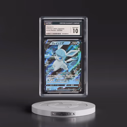 2021 Eevee Heroes #024/069 Glaceon V - Holo (CGC 10 GEM MINT)