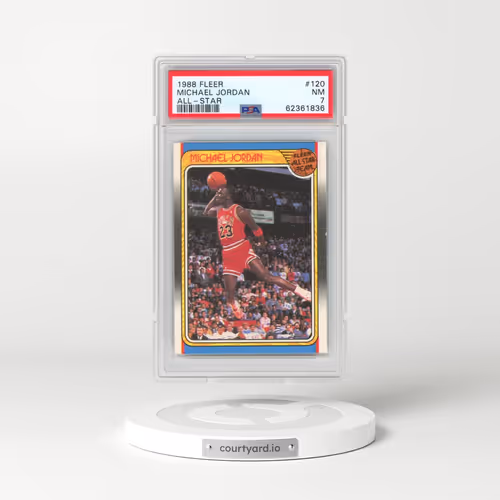 1988 Fleer #120 Michael Jordan - All-Star (PSA 7 NM)