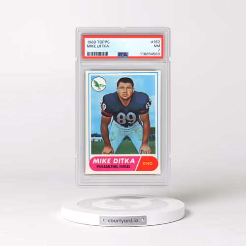 1968 Topps #162 Mike Ditka (PSA 7 NM)