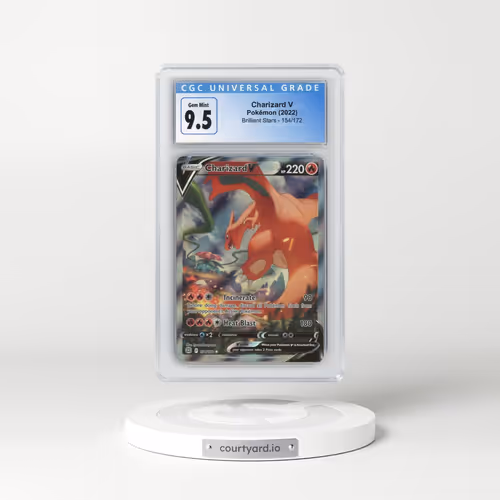 2022 Brilliant Stars #154/172 Charizard V - Holo (CGC 10 GEM MINT)