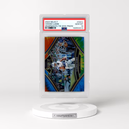 2023 Panini Select Snapshots #SSCL Ceedee Lamb - Tie-Dye Prizm (PSA 10 GEM MINT)