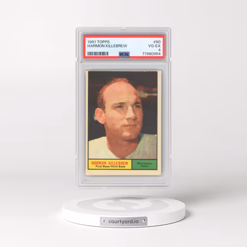 1961 Topps #80 Harmon Killebrew (PSA 4 VG-EX)