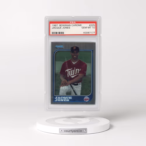 1997 Bowman Chrome #225 Jacque Jones (PSA 10 GEM MINT)