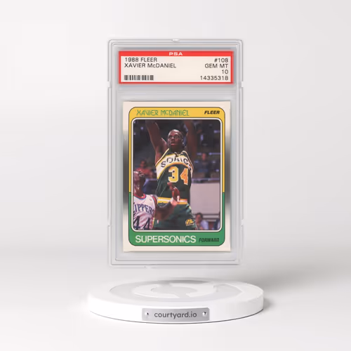 1988 Fleer #108 Xavier McDaniel (PSA 10 GEM MINT)