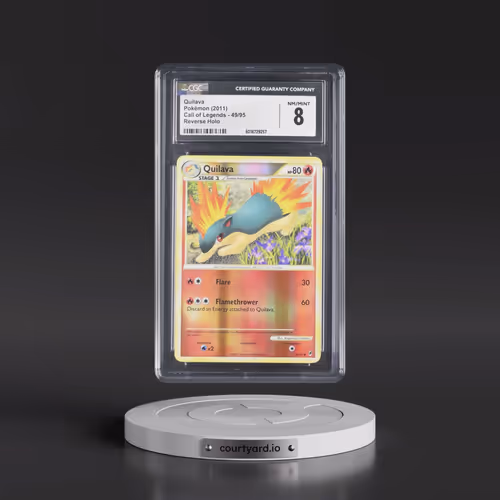 2011 Call of Legends #49/95 Quilava - Reverse Holo (CGC 8 NM-MT)