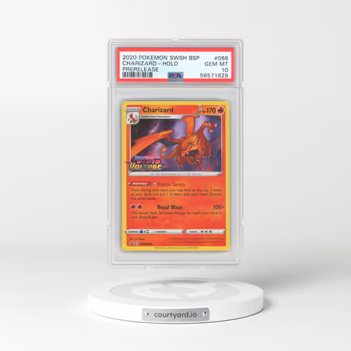 2020 Pokémon Swsh Black Star Promo #066 Charizard - Holo Prerelease (PSA 10 GEM MINT)