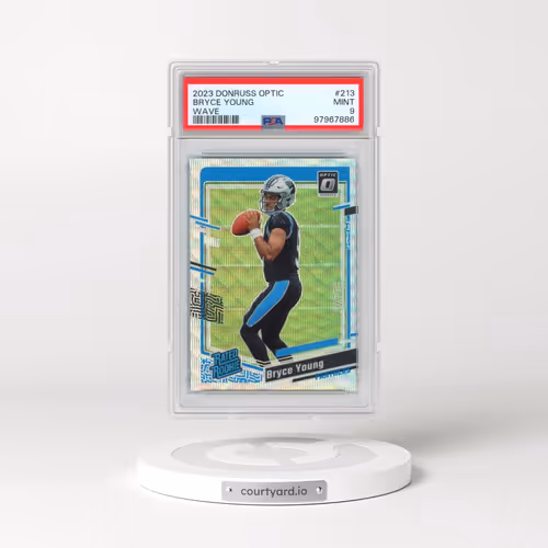 2023 Panini Donruss Optic #213 Bryce Young - Wave (PSA 9 MINT)