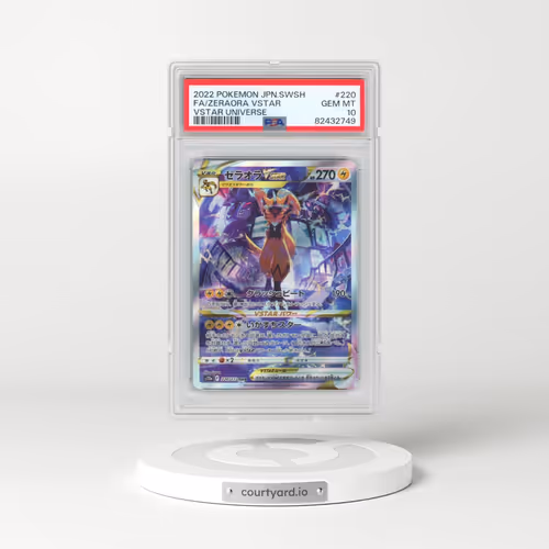 2022 Pokémon Sword & Shield Vstar Universe #220 Zeraora Vstar - Full Art (PSA 10 GEM MINT)