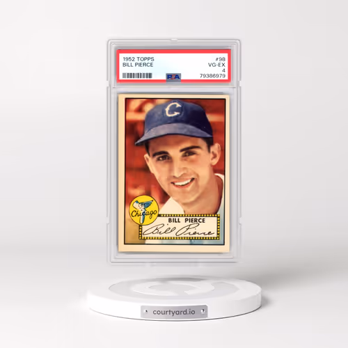 1952 Topps #98 Bill Pierce (PSA 4 VG-EX)