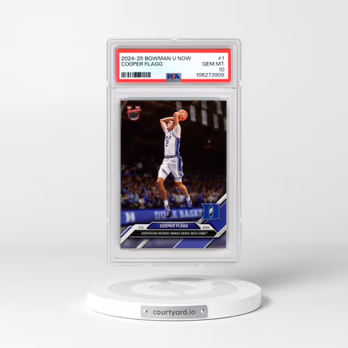 2024 Bowman U Now #1 Cooper Flagg (PSA 10 GEM MINT)