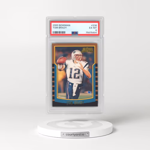 2000 Bowman #236 Tom Brady (PSA 6 EX-MT)