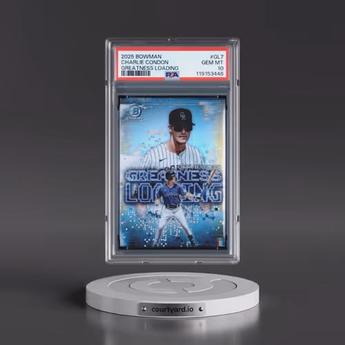 2025 Bowman Greatness Loading #GL7 Charlie Condon (PSA 10 GEM MINT)