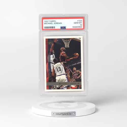 1997 Topps #123 Michael Jordan (PSA 10 GEM MINT)