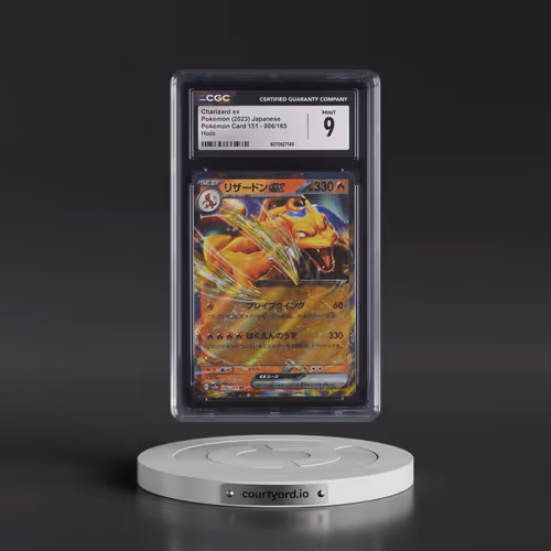 2023 Pokémon Card 151 #006/165 Charizard ex - Holo (CGC 9 MINT)