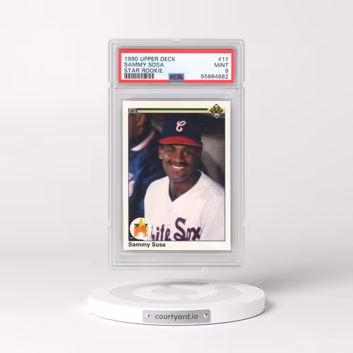 1990 Upper Deck #17 Sammy Sosa - Star Rookie (PSA 9 MINT)