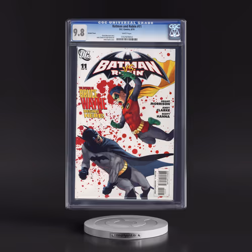 Batman and Robin #11 CGC 9.8 White Pages (DC Comics, 6/10) - Universal Variant Cover