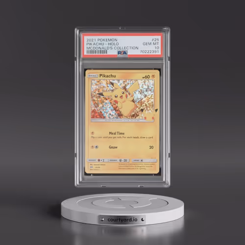2021 Pokémon Mcdonald's Collection #25 Pikachu - Holo (PSA 10 GEM MINT)