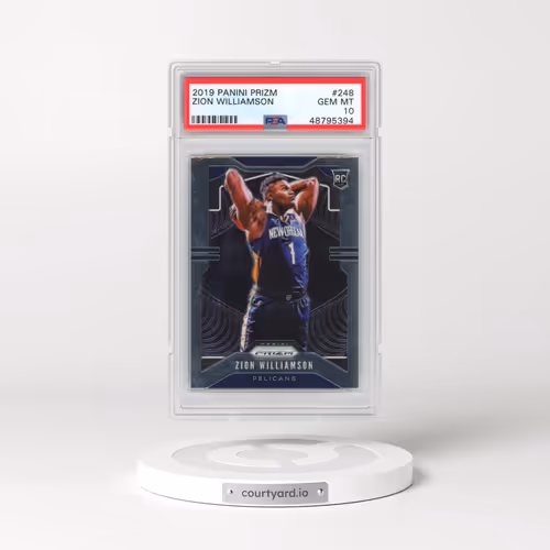 2019 Panini Prizm #248 Zion Williamson (PSA 10 GEM MINT)
