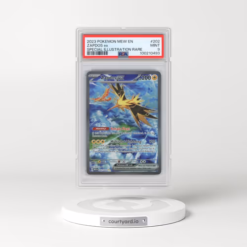 2023 Pokémon Mew EN-151 #202 Zapdos EX - Holo Special Illustration Rare (PSA 9 MINT)