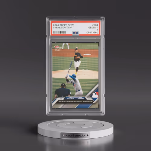 2024 Topps Now #264 Paul Skenes/Shohei Ohtani (PSA 10 GEM MINT)