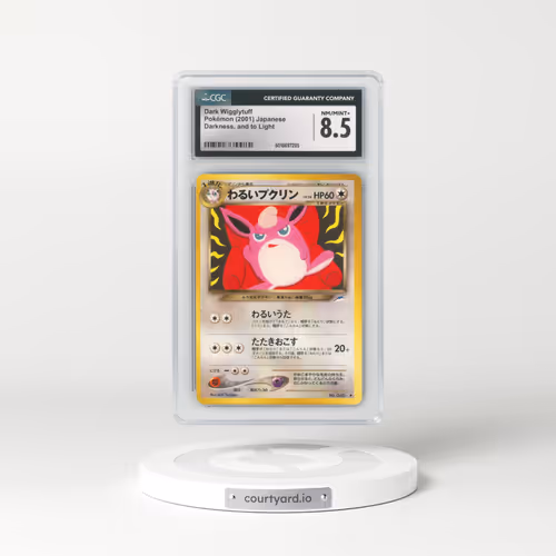 2001 Darkness, and to Light Dark Wigglytuff (CGC 8.5 NM-MT+)