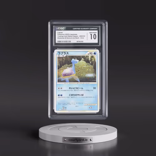 2023 Pokémon Clk-Trading Card Game Classic Blastoise & Suicune EX Deck #008 Lapras (CGC 10 GEM MINT)