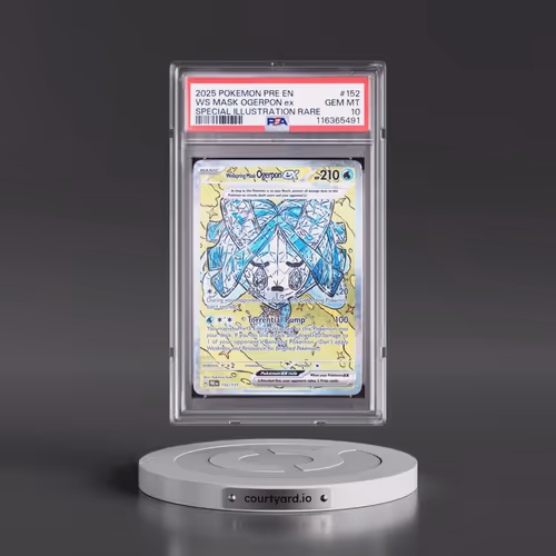 2025 Pokémon Pre EN-Prismatic Evolutions #152 Wellspring Mask Ogerpon EX - Holo Special Illustration