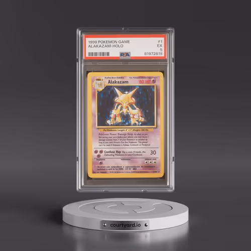 1999 Pokémon Game #1 Alakazam - Holo (PSA 5 EX)