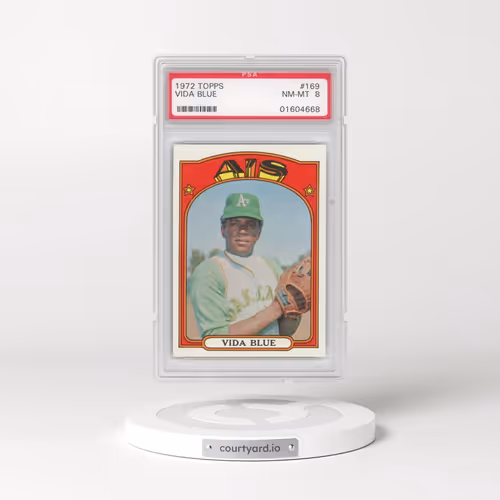 1972 Topps #169 Vida Blue (PSA 8 NM-MT)