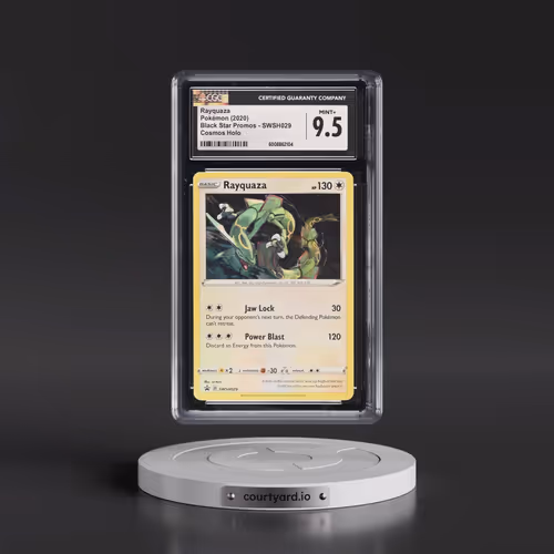2017 Black Star Promos - Sword & Shield #SWSH029 Rayquaza - (Cosmos Holo) (CGC 9.5 MINT+)