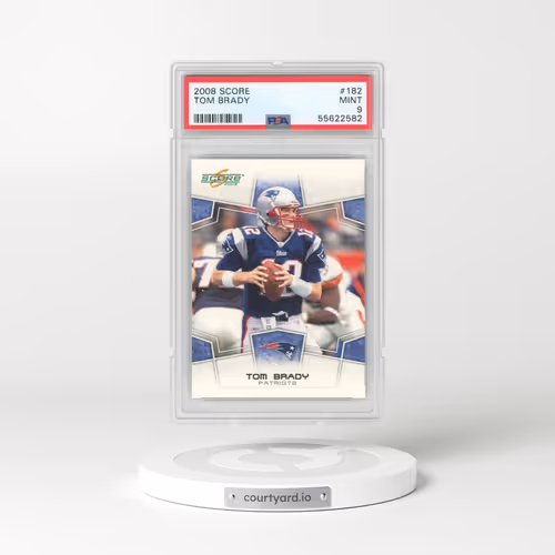 2008 Score #182 Tom Brady (PSA 9 MINT)