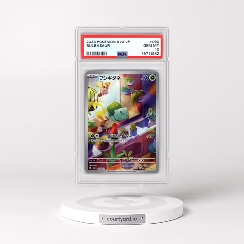 2023 Pokémon Svg-Venusaur & Charizard & Blastoise Special Deck Set EX #050 Bulbasaur (PSA 10 GEM MINT)