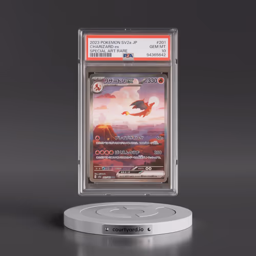2023 Pokémon Sv2a-Pokemon 151 #201 Charizard EX - Holo Special Art Rare (PSA 10 GEM MINT)