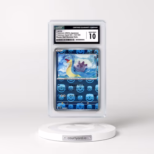 2023 Pokémon Card 151 #131/165 Lapras - Reverse Holo Master Ball (CGC 10 GEM MINT)