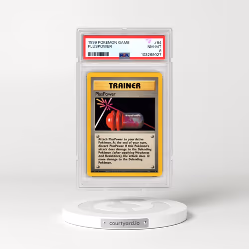 1999 Pokémon Game #84 Pluspower (PSA 8 NM-MT)
