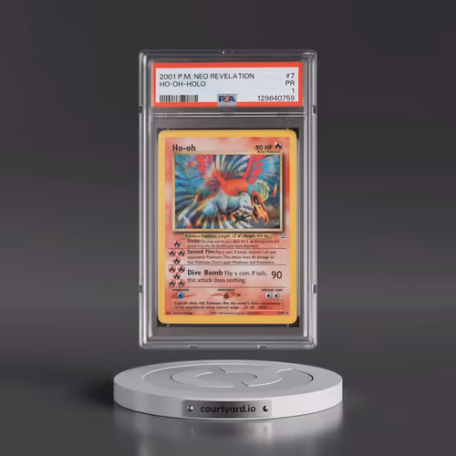 2001 Pokémon Neo Revelation #7 HO-Oh - Holo (PSA 1 PR)