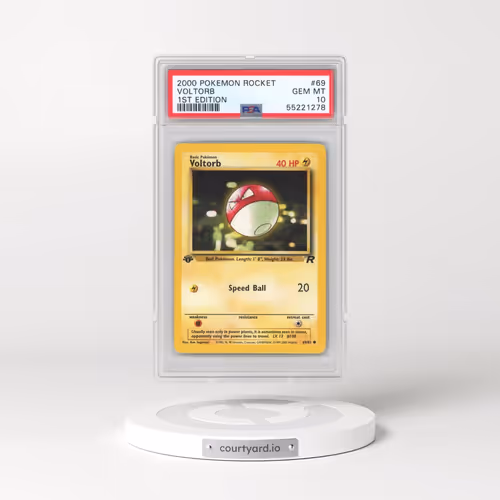 2000 Pokémon Rocket #69 Voltorb - 1st Edition (PSA 10 GEM MINT)
