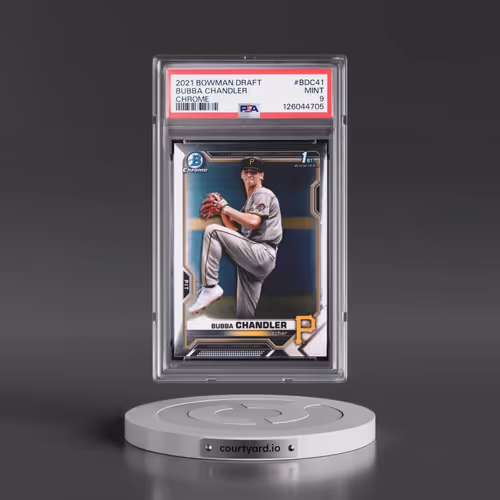 2021 Bowman Draft #BDC41 Bubba Chandler - Chrome (PSA 9 MINT)