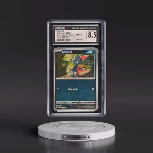 2025 Prismatic Evolutions - PRE EN #061/131 Sneasel - Poké Ball Holo (CGC 8.5 NM-MT+)