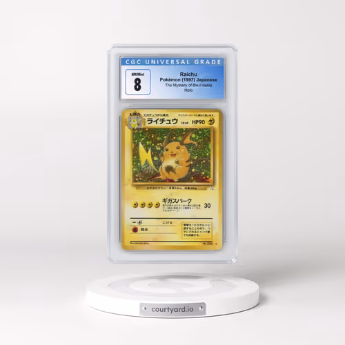 1997 The Mystery of the Fossils Raichu - Holo (CGC 8 NM-MT)