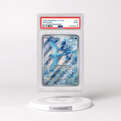 2025 Pokémon Jtg EN-Journey Together #161 Articuno - Illustration Rare (PSA 9 MINT)