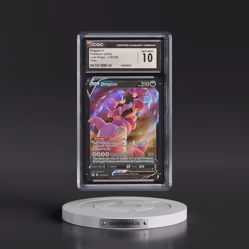 2022 Lost Origin #118/196 Drapion V - Holo (CGC 10 GEM MINT)