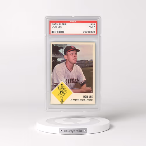 1963 Fleer #18 Don Lee (PSA 7 NM)