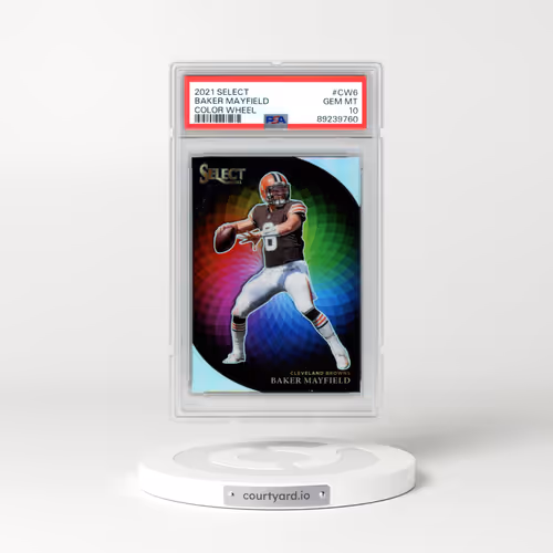 2021 Panini Select Color Wheel #CW6 Baker Mayfield (PSA 10 GEM MINT)