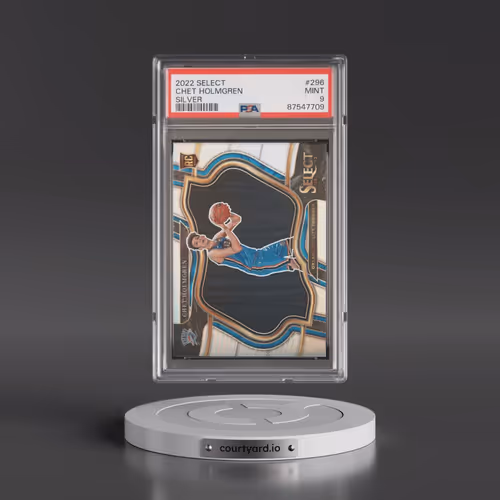 2022 Panini Select #296 Chet Holmgren - Silver (PSA 9 MINT)